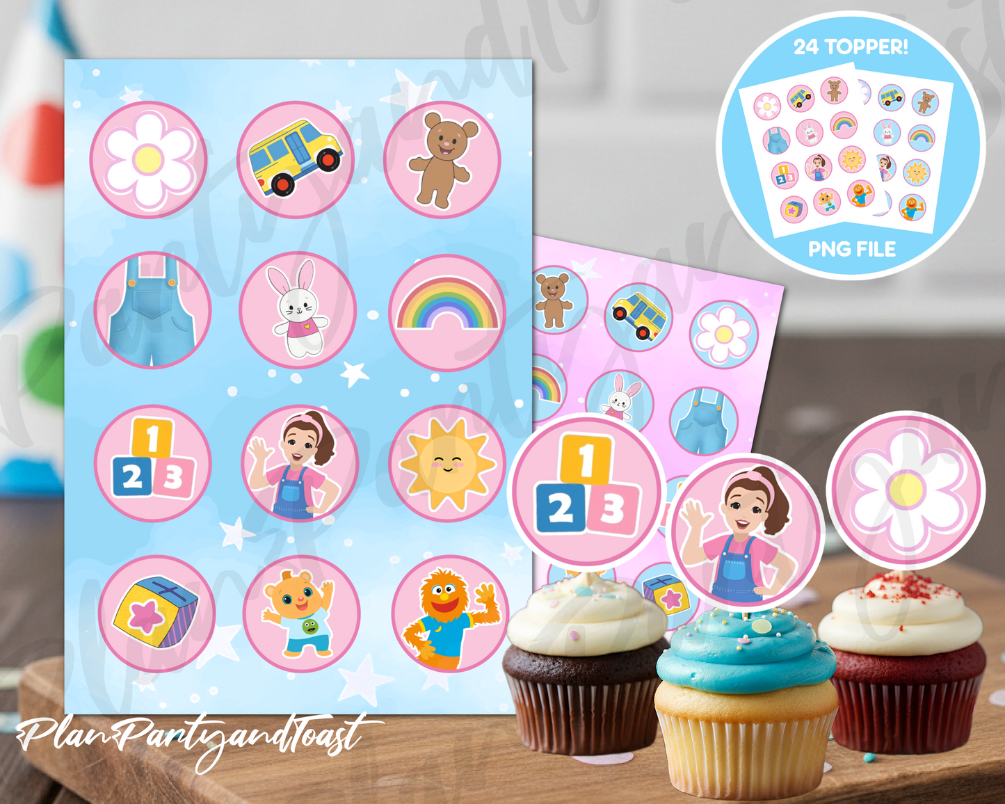 Ms Rachal cupcake toppers
