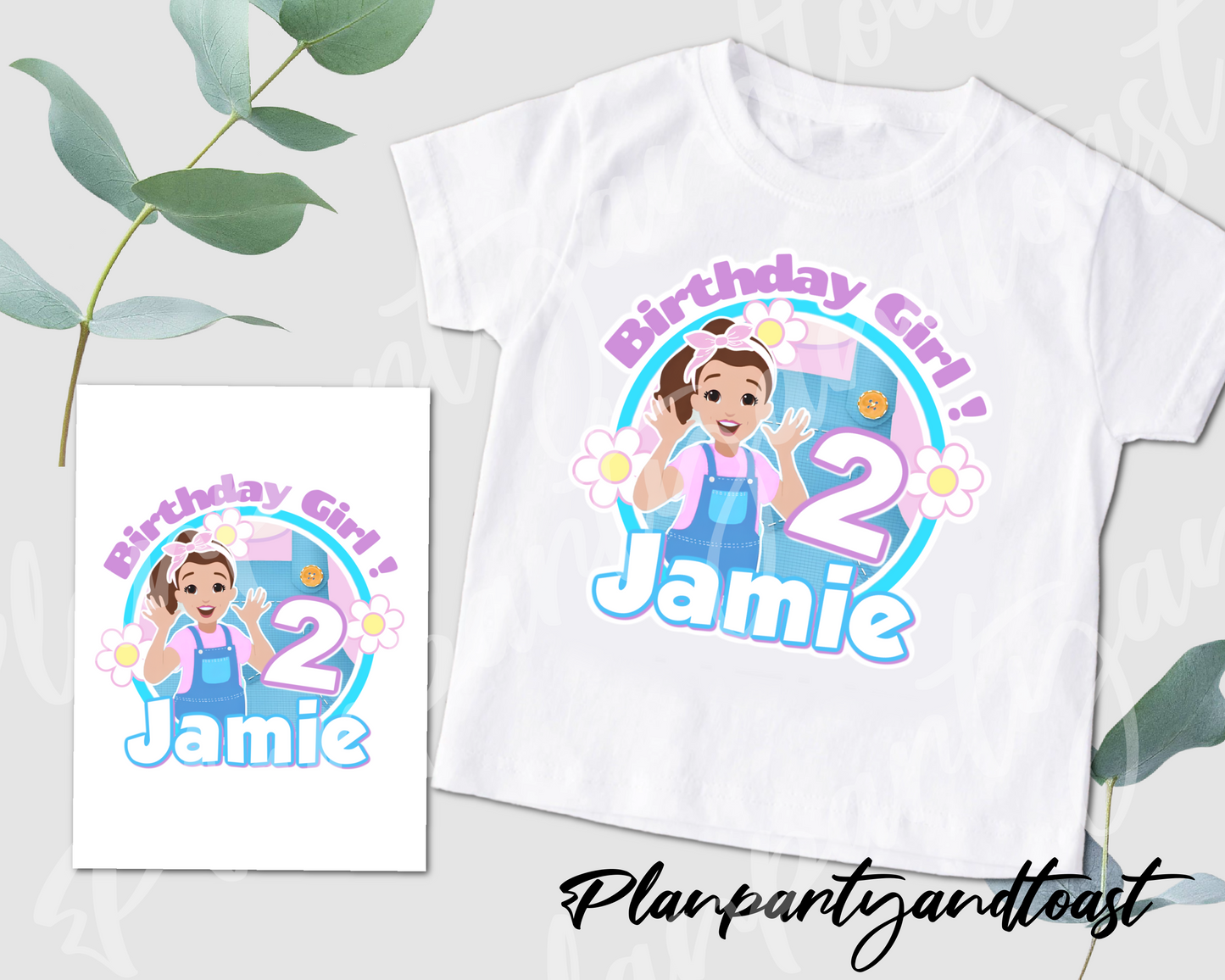 Ms Rachel Birthday T-shirt Digital Iron-On Design