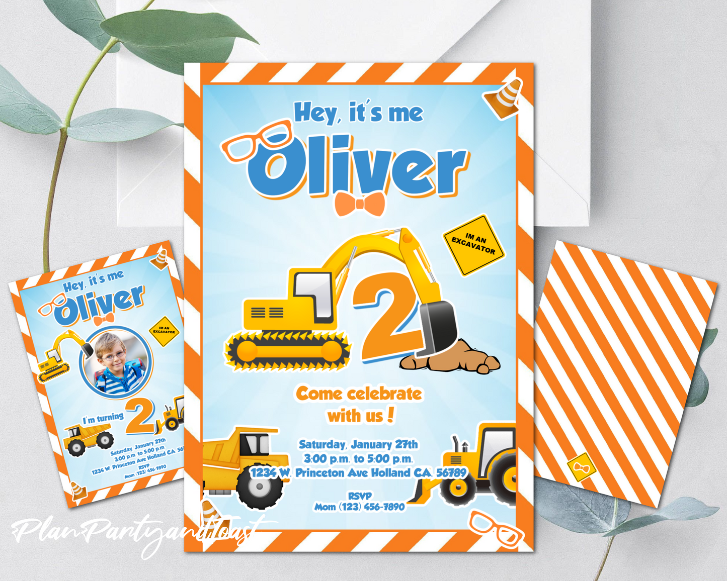 Invito di compleanno Blippi