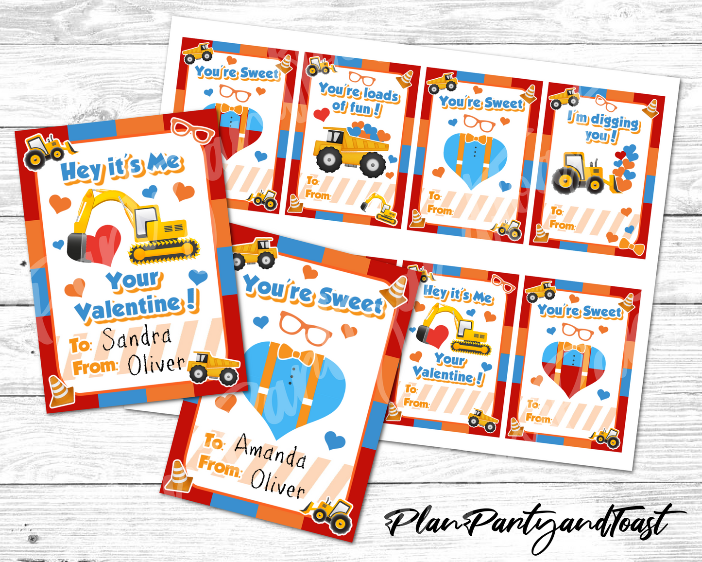 Blippi Valentine's Day Cards