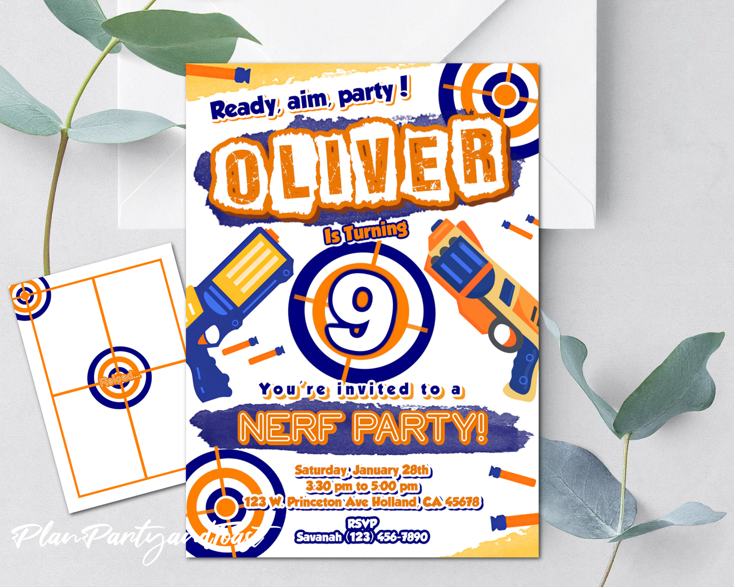 Invitación de cumpleaños de Barbie
