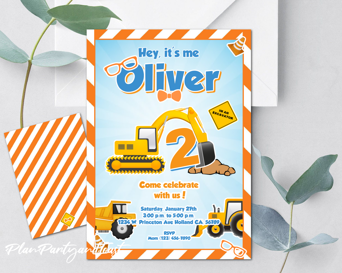 Invito di compleanno Blippi