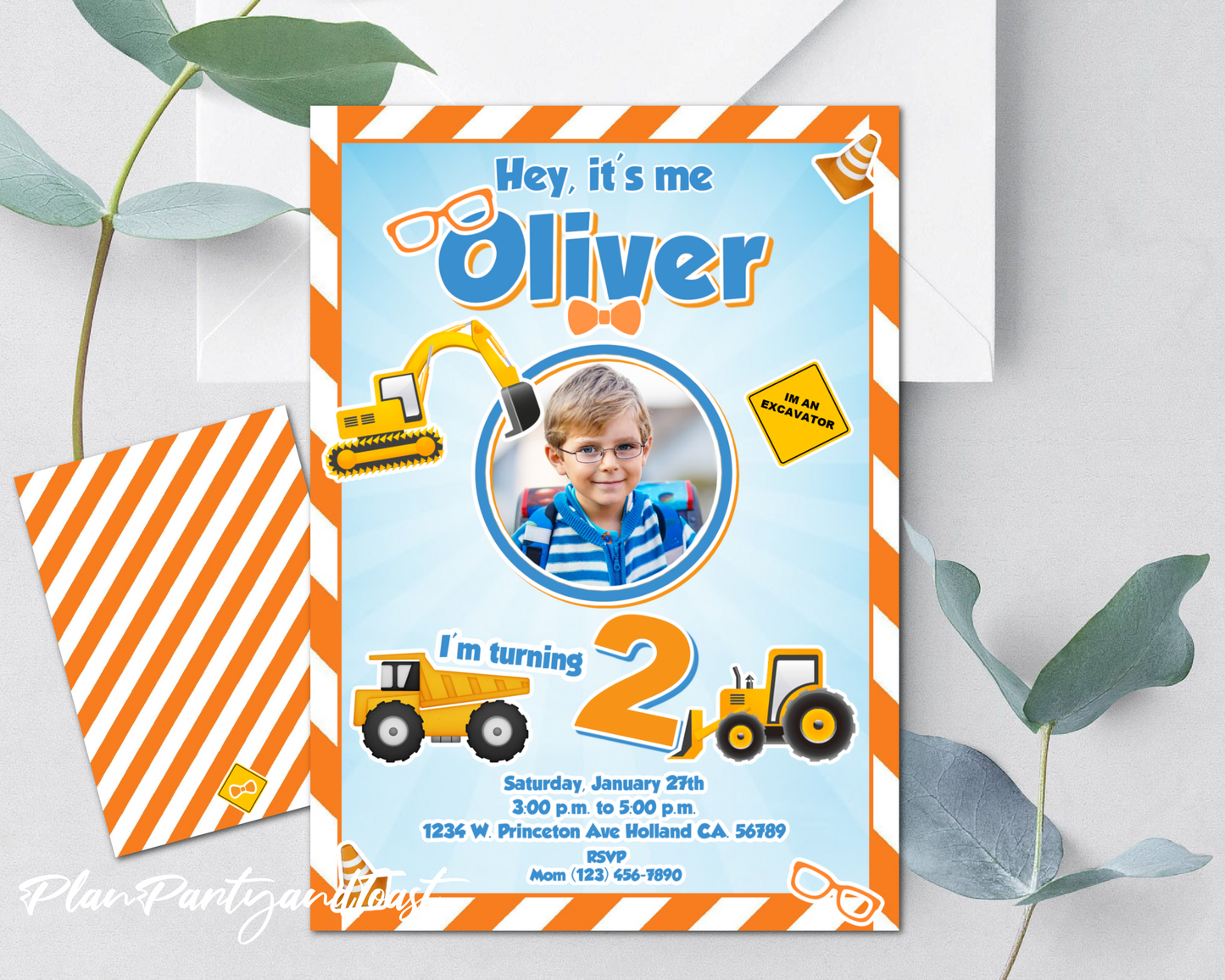 Invito di compleanno Blippi