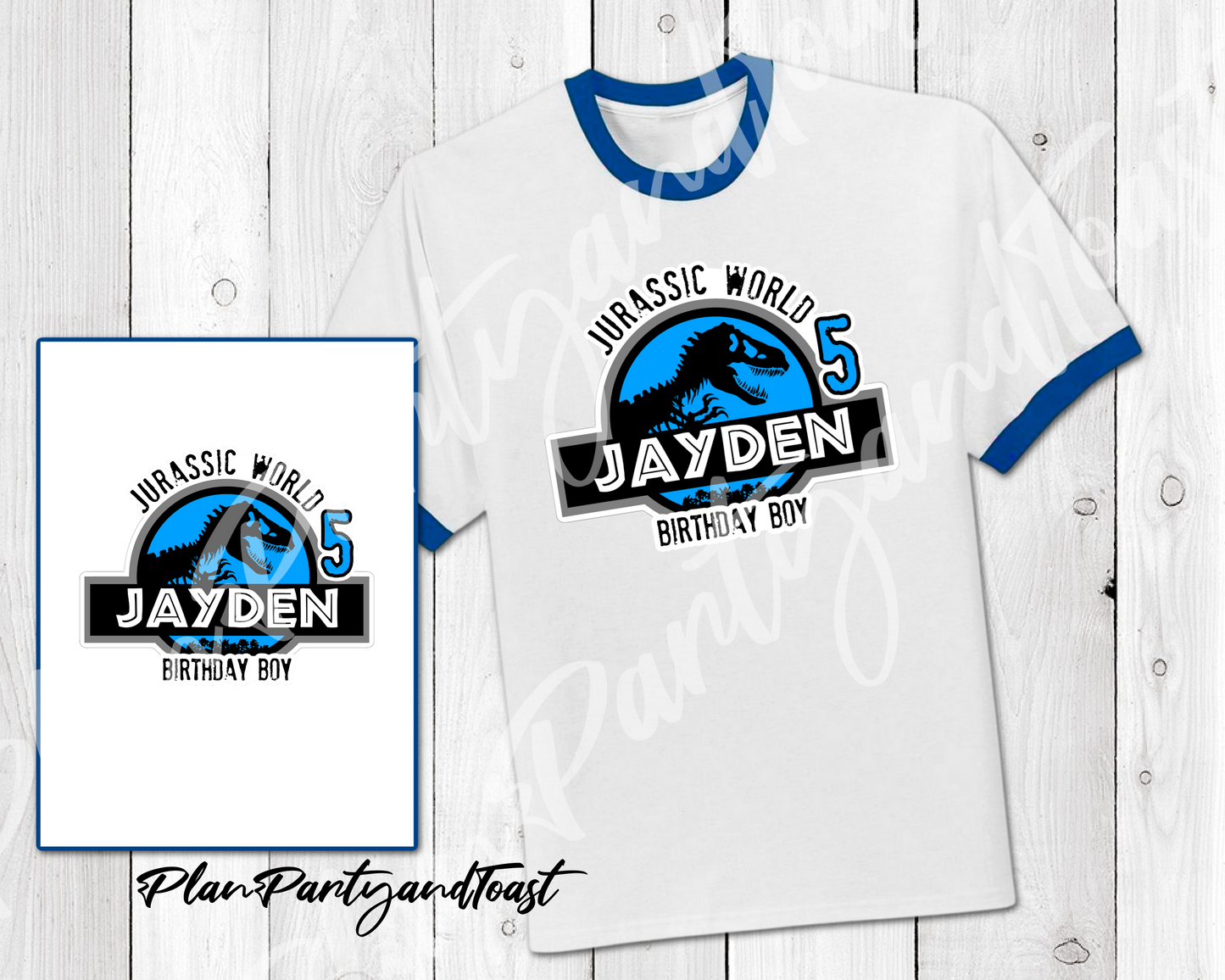 Diseño termoadhesivo digital Jurassic World