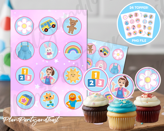 Ms Rachal cupcake toppers