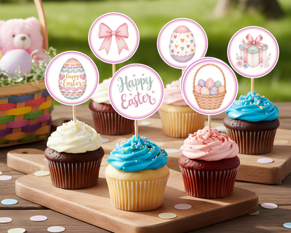 Easter cupcake toppers