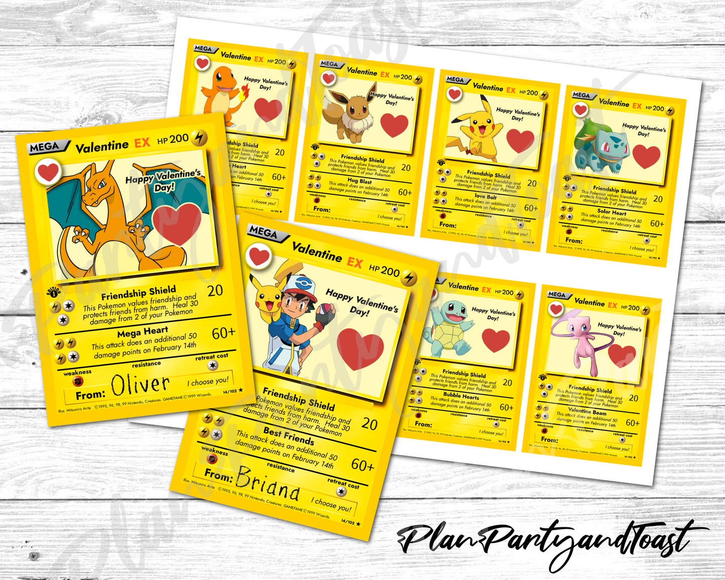Pokemon Valentine's Day Cards!