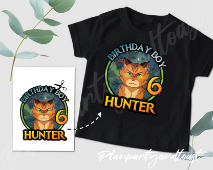 Warriors Cats birthday invitation bundle!